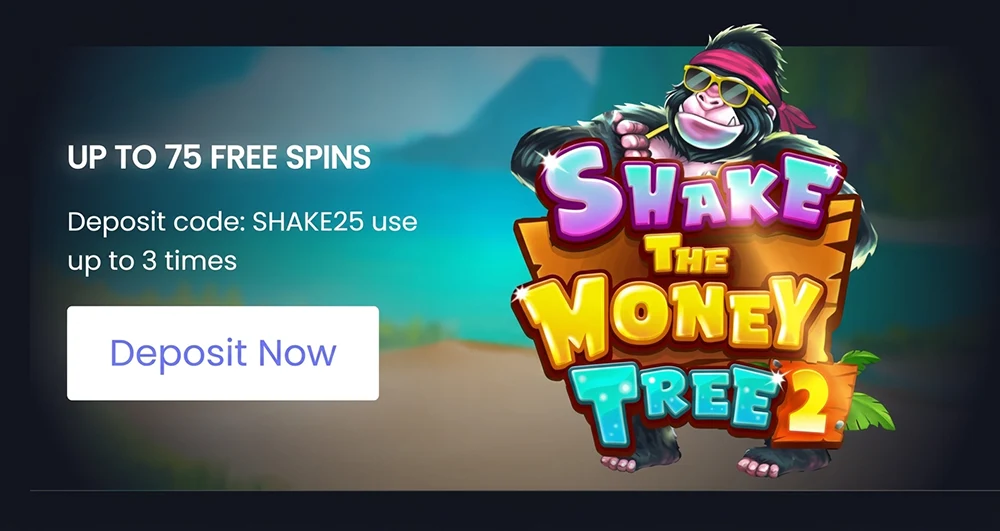 Up To 75 Free Spins on Mobile